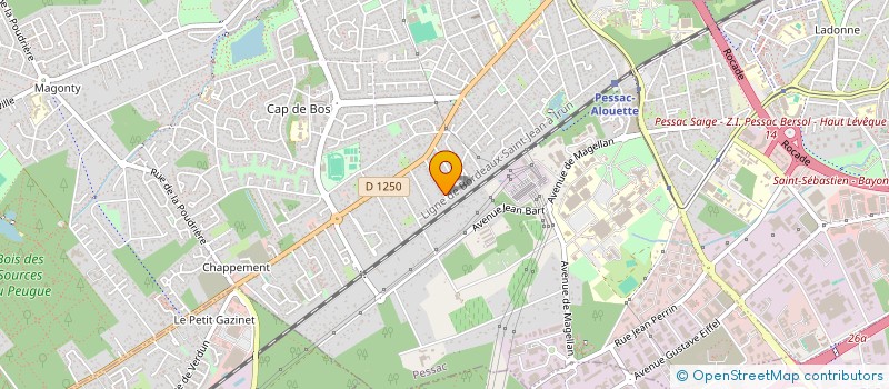 localisation de l'entreprise FINITIONS & SERVICES à PESSAC