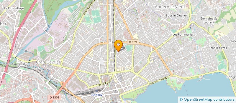 localisation de l'entreprise FINIX EVENTS à ANNECY