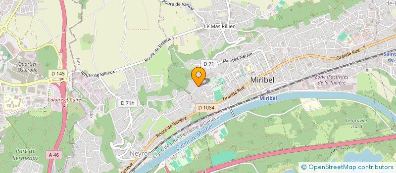 localisation de l'entreprise FINJOJUMAPA à MIRIBEL