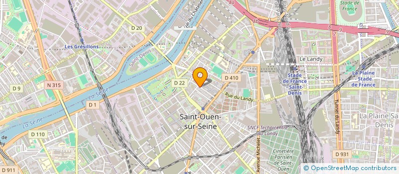 localisation de l'entreprise FINK à SAINT-OUEN-SUR-SEINE