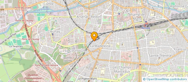 localisation de l'entreprise FINKA  CHANTEPIE