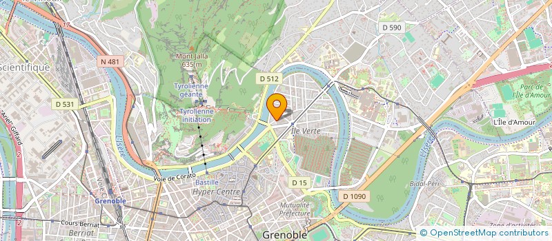 localisation de l'entreprise FINKALL à GRENOBLE