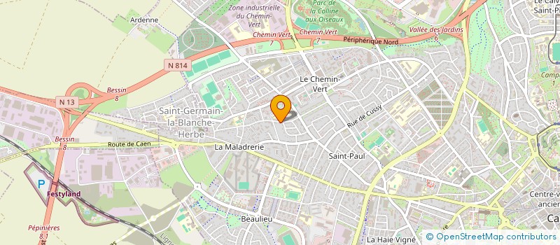 localisation de l'entreprise FINKO à CAEN