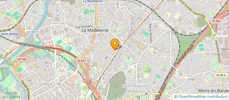 localisation de l'entreprise FINLECA 4 à LA MADELEINE