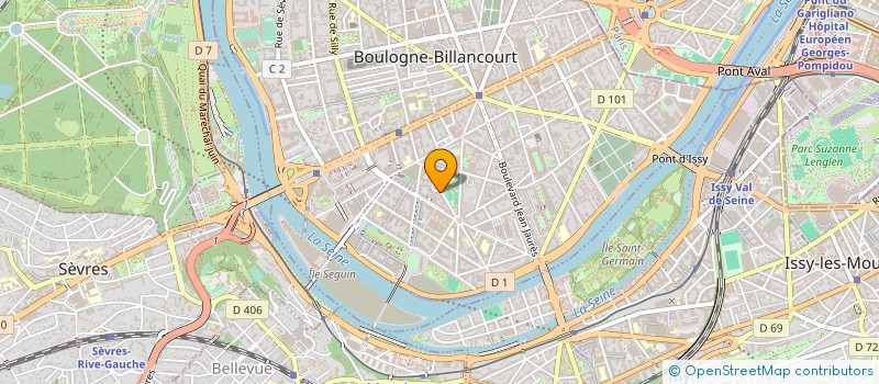 localisation de l'entreprise FINMA (FRANCE INTERNET MANAGEMENT) à BOULOGNE-BILLANCOURT
