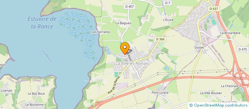 localisation de l'entreprise FINN.  LA VILLE-ES-NONAIS