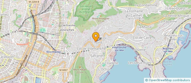 localisation de l'entreprise FINNESSE à VILLEFRANCHE-SUR-MER
