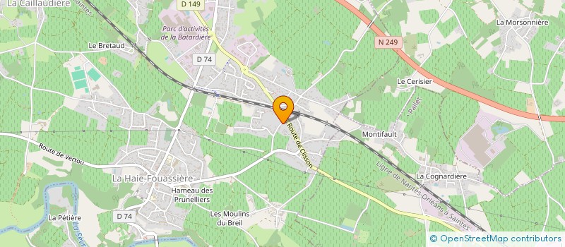 localisation de l'entreprise FINO  LA HAIE-FOUASSIERE