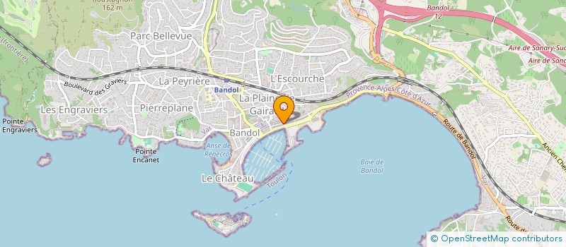localisation de l'entreprise FINO ICE à TOULON