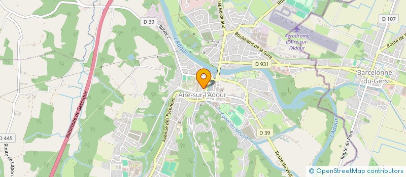 localisation de l'entreprise FINO IMMOBILIER  AIRE-SUR-L'ADOUR