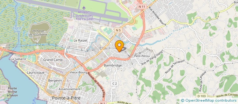 localisation de l'entreprise FINOCAR à LES ABYMES