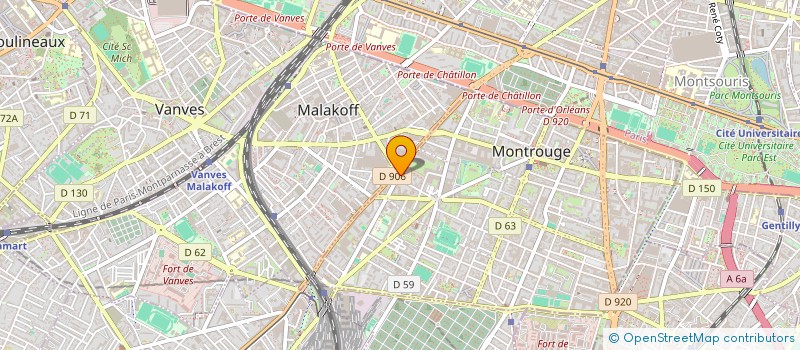 localisation de l'entreprise FINONE  MONTROUGE