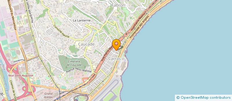 localisation de l'entreprise FINOR à NICE