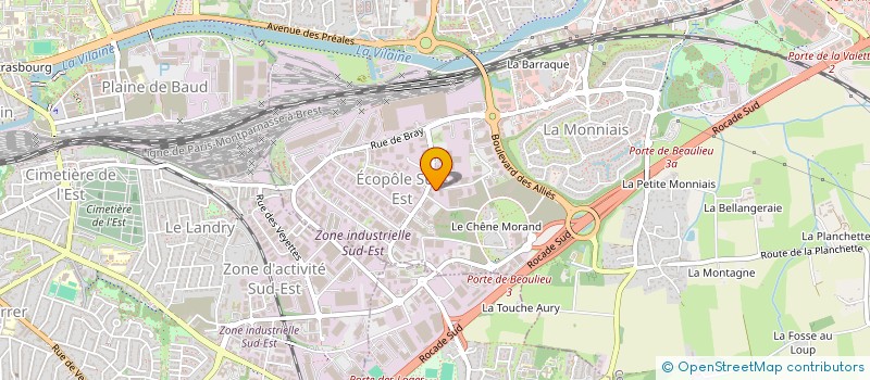localisation de l'entreprise FINORA à CESSON-SEVIGNE