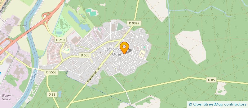 localisation de l'entreprise FINORA  LACROIX-SAINT-OUEN