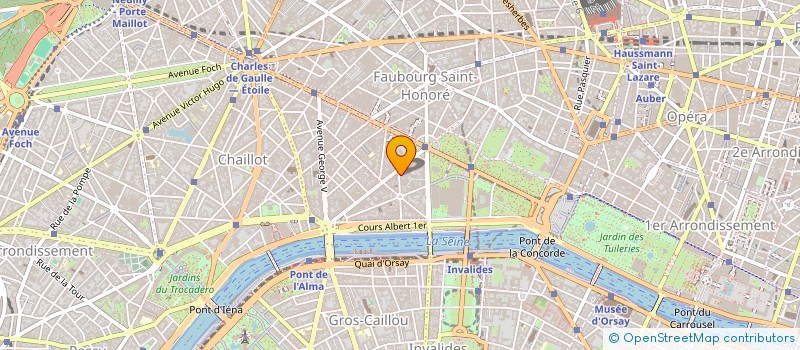 localisation de l'entreprise FINORCO SA à PARIS