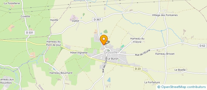 localisation de l'entreprise FINORDIA  GROSVILLE