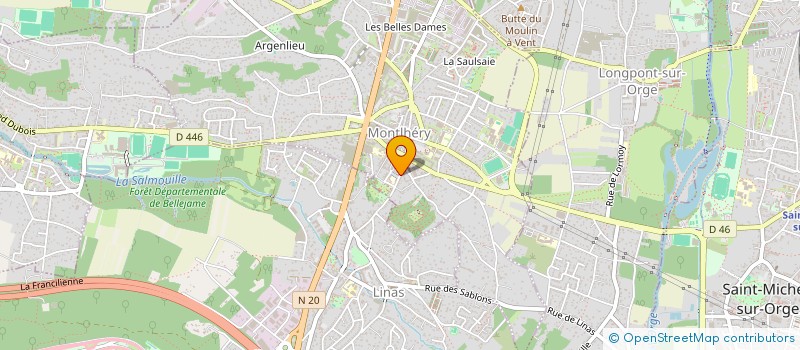 localisation de l'entreprise FINORGA à MONTLHERY
