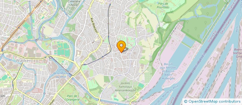 localisation de l'entreprise FINORTECH à STRASBOURG