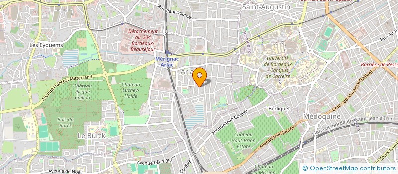 localisation de l'entreprise FINORTIA  MERIGNAC