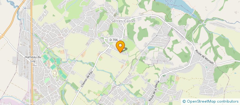 localisation de l'entreprise FINOS  SERRES-CASTET