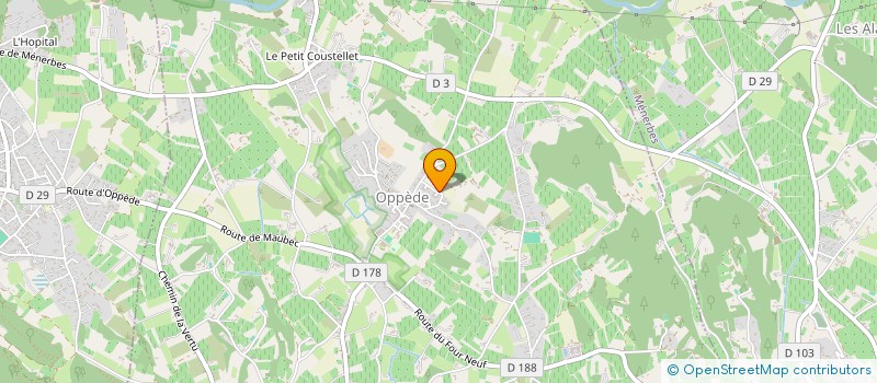 localisation de l'entreprise FINOT CHRISTOPHE  OPPEDE