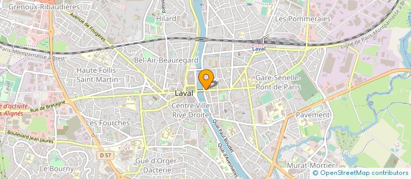 localisation de l'entreprise FINOTEL à LAVAL