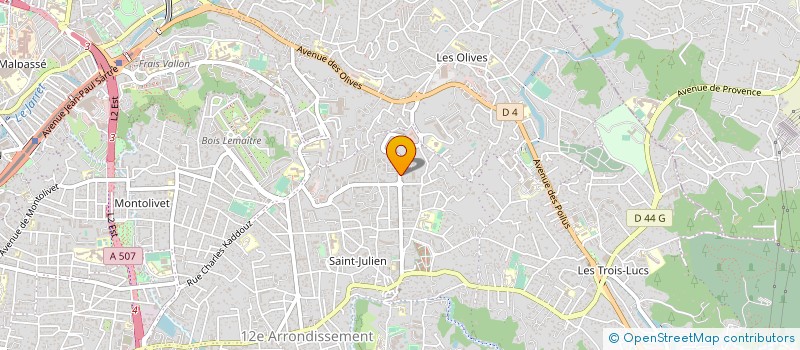 localisation de l'entreprise FINOTEL GESTION 2 à MARSEILLE