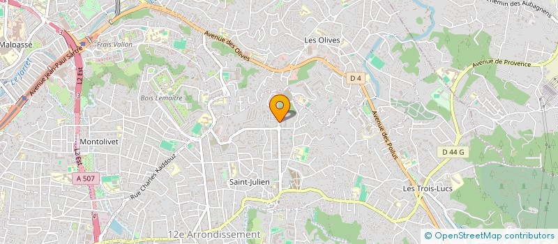 localisation de l'entreprise FINOTEL GESTION à MARSEILLE
