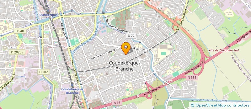 localisation de l'entreprise FINOU  COUDEKERQUE-BRANCHE