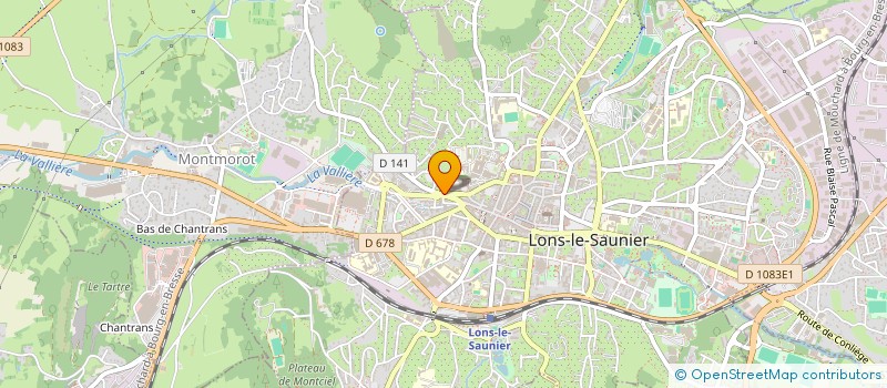 localisation de l'entreprise FINOVEA CONSEILS à LONS-LE-SAUNIER
