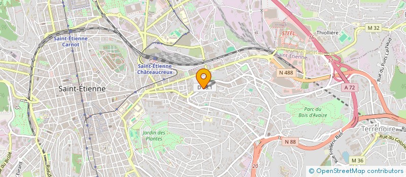 localisation de l'entreprise FINOVIA CONSEIL  SAINT-ETIENNE