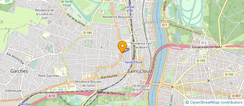 localisation de l'entreprise FINOVOX à SAINT-CLOUD