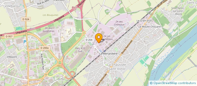 localisation de l'entreprise FINOVTEC  PARCAY-MESLAY