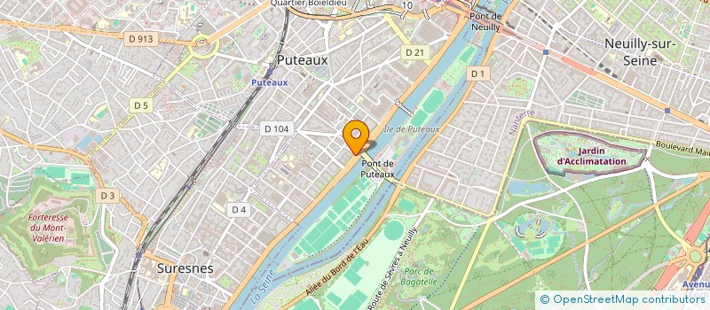 localisation de l'entreprise FINOX  COURBEVOIE