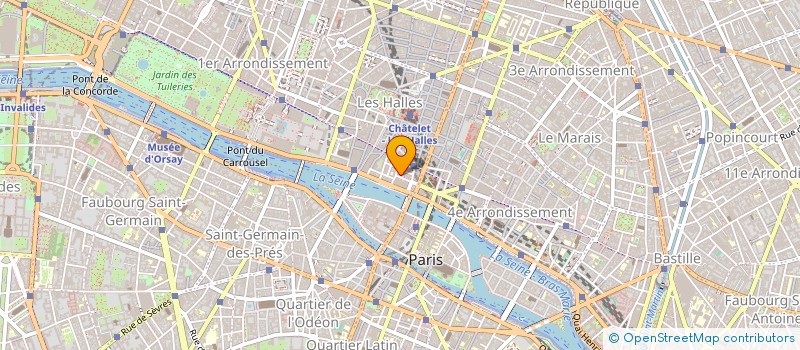 localisation de l'entreprise FINPALE SA à PARIS
