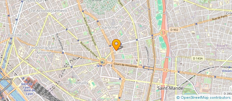 localisation de l'entreprise FINPART  PARIS