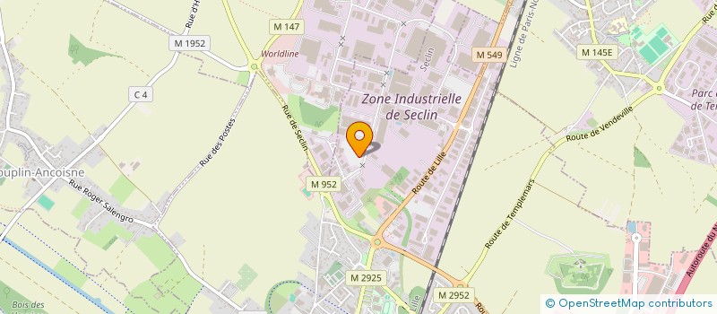 localisation de l'entreprise FINPI  SECLIN