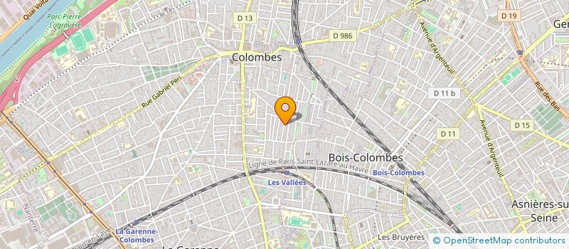 localisation de l'entreprise FINRAG à COLOMBES