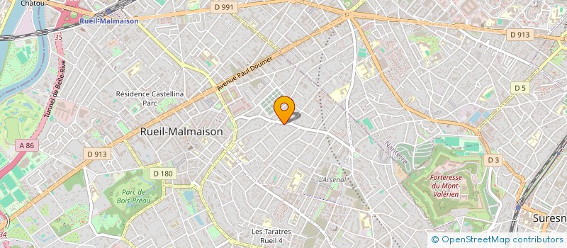 localisation de l'entreprise FINRARE à RUEIL-MALMAISON