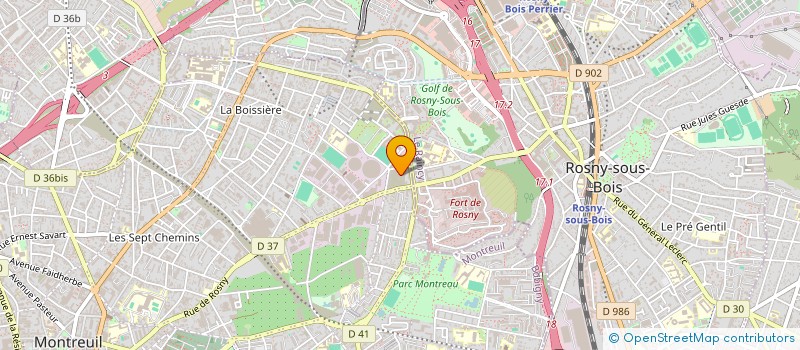 localisation de l'entreprise FINREG PARTNERS à MONTREUIL