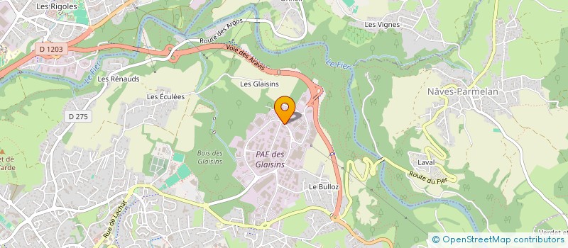 localisation de l'entreprise FINREP à ANNECY