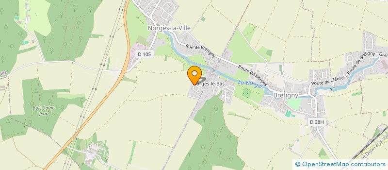 localisation de l'entreprise FINROL  NORGES-LA-VILLE