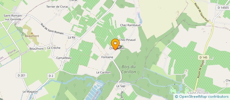 localisation de l'entreprise FINS BOIS ESTUAIRE  SAINT-FORT-SUR-GIRONDE