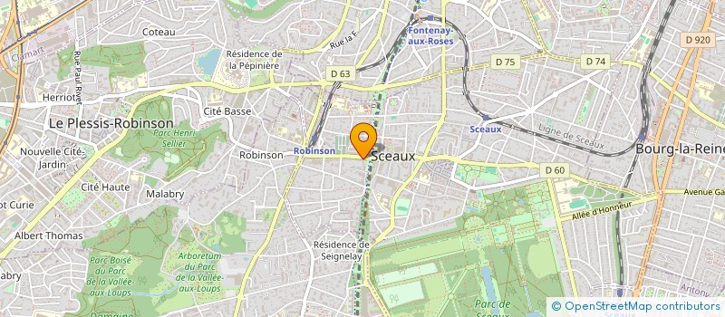 localisation de l'entreprise FINS GOURMETS à SCEAUX