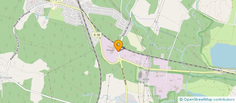 localisation de l'entreprise FINSA FRANCE SAS à MORCENX-LA-NOUVELLE