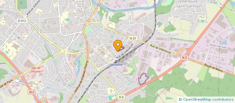 localisation de l'entreprise FINSBURY CONSEIL  SOISSONS