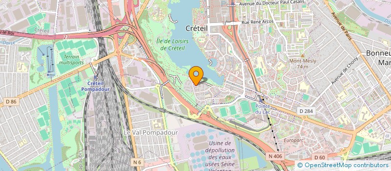 localisation de l'entreprise FINSEC  CRETEIL