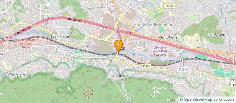 localisation de l'entreprise FINSECUR MARSEILLE à MARSEILLE 11EME