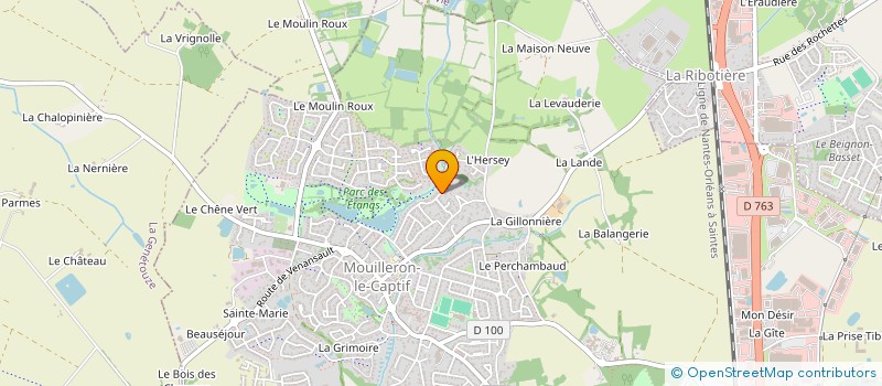localisation de l'entreprise FINSEW à MOUILLERON-LE-CAPTIF